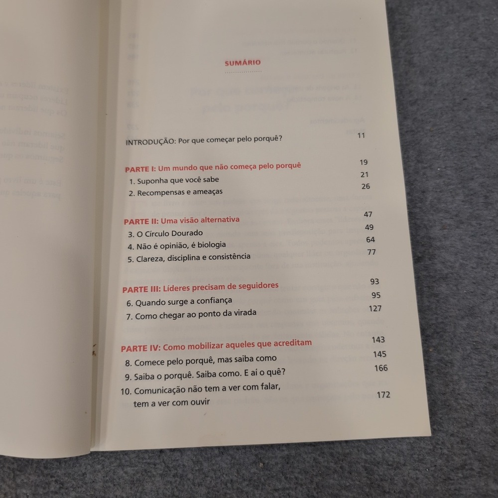 Comece pelo Porquê Simon Sinek Portuguese Edition Start With Why Paperback Book - Picture 4 of 5